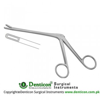 Love-Gruenwald Leminectomy Rongeur Down Stainless Steel, 18 cm - 7" Bite Size 3 x 10 mm 